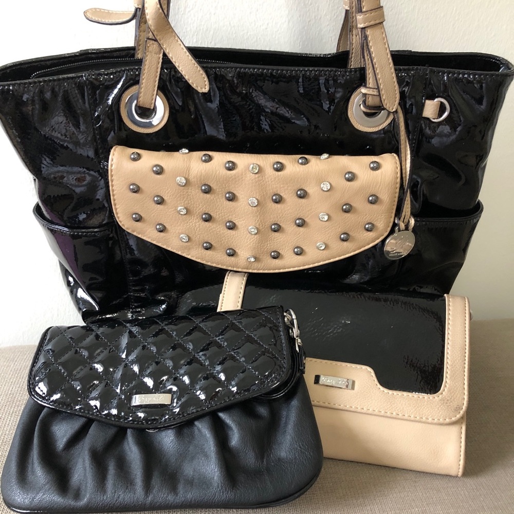 4 Piece EUC Grace Adele Satchel and Crossbody - Picture 2 of 14
